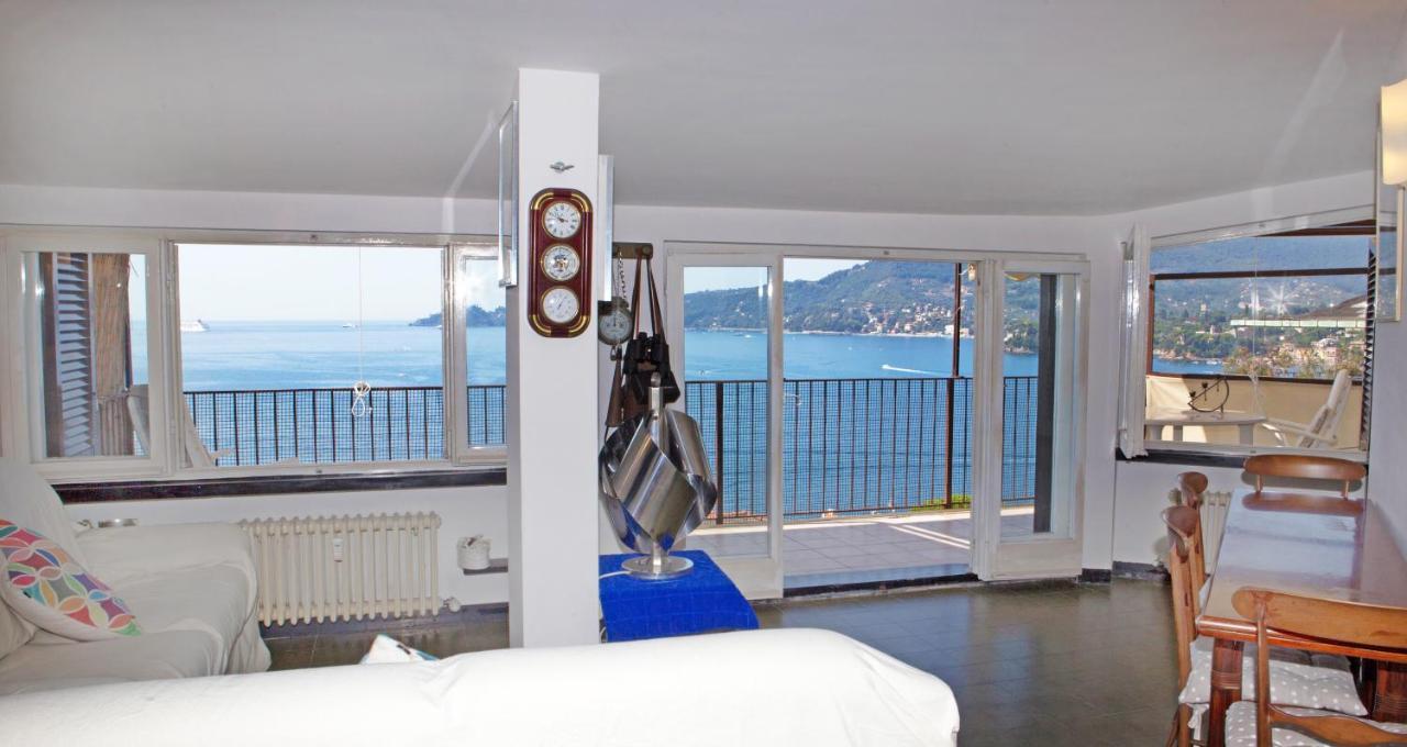 NAUTILUS VISTA MARE MOZZAFIATO a 180 GRADI- POSTO AUTO PRIVATO - 2 CAMERE MATRIMONIALI più 1 DIVANO LETTO SINGOLO-SKY,NETFLIX Rapallo Exterior foto