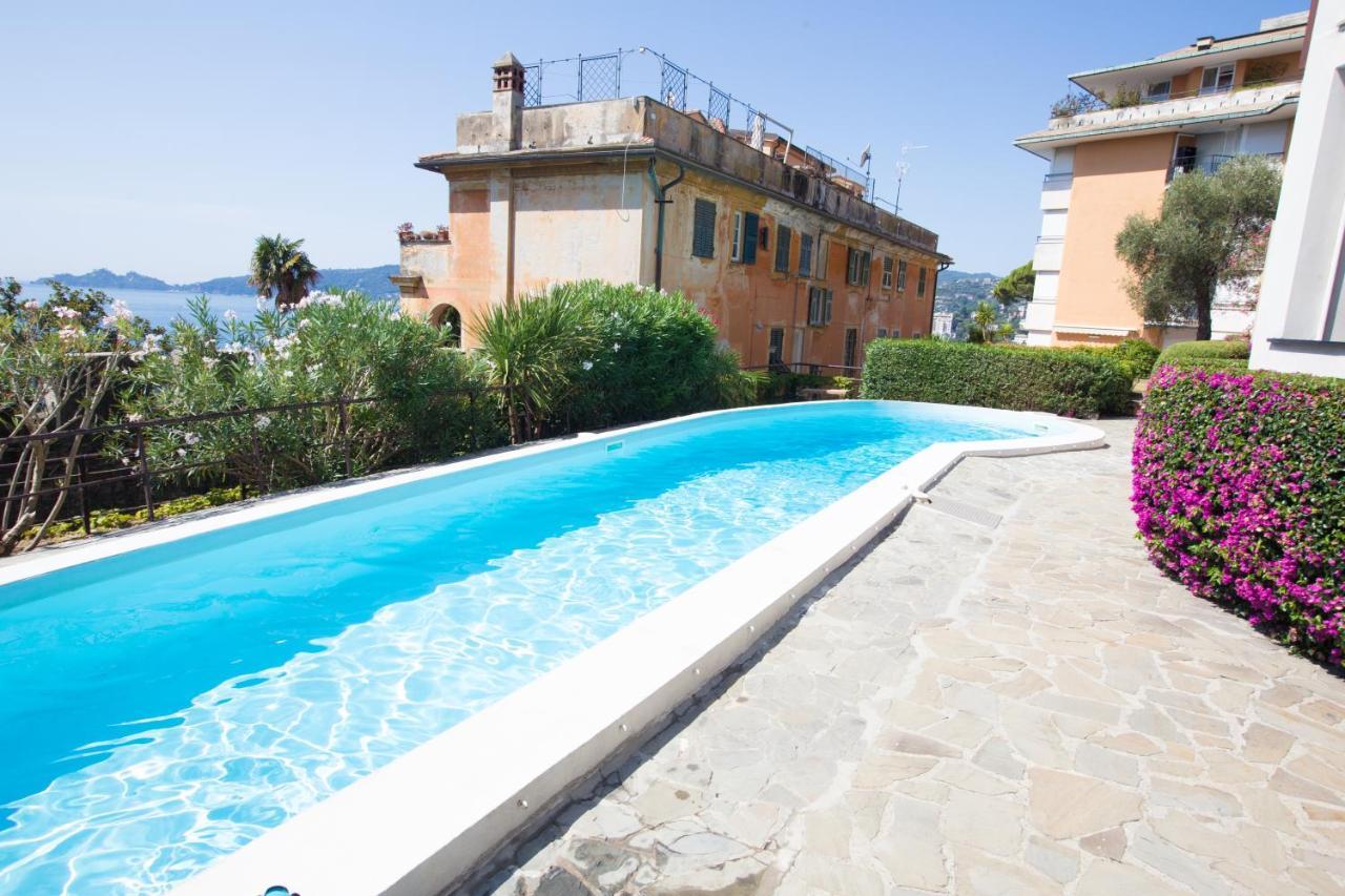NAUTILUS VISTA MARE MOZZAFIATO a 180 GRADI- POSTO AUTO PRIVATO - 2 CAMERE MATRIMONIALI più 1 DIVANO LETTO SINGOLO-SKY,NETFLIX Rapallo Exterior foto