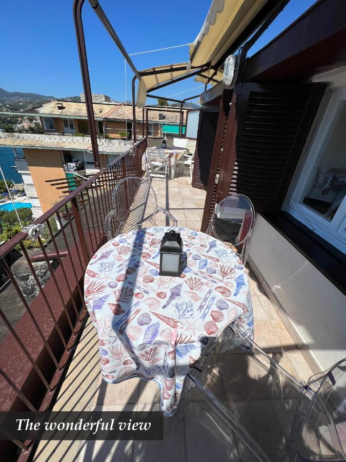 NAUTILUS VISTA MARE MOZZAFIATO a 180 GRADI- POSTO AUTO PRIVATO - 2 CAMERE MATRIMONIALI più 1 DIVANO LETTO SINGOLO-SKY,NETFLIX Rapallo Exterior foto